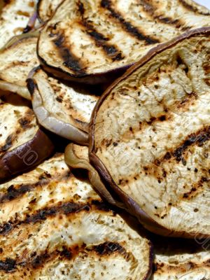 Grilled eggplant