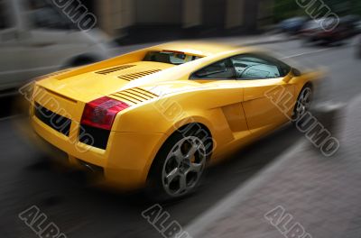 Yellow car