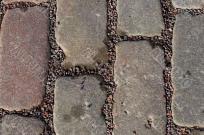 cobblestone pavement