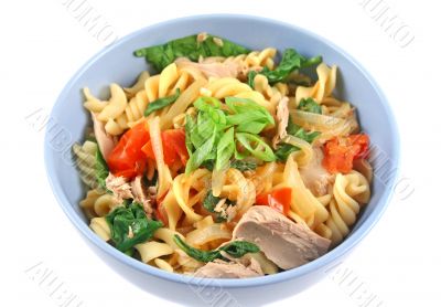 Spiral Pasta With Tuna