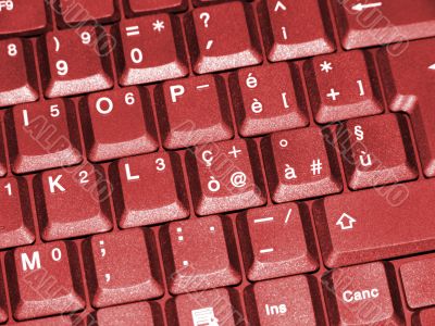 Red Keyboard