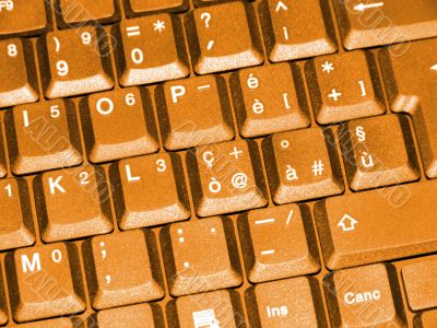 Orange Keyboard