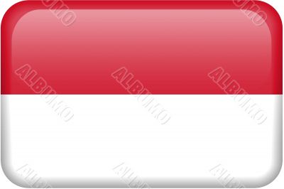 Indonesia Flag Button