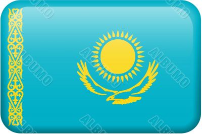Kazakhstan Flag Button