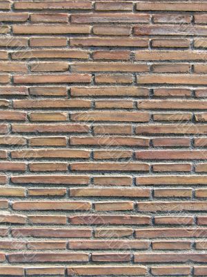 Ancient roman brick wall
