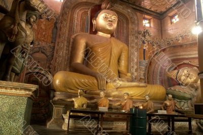 Buddha in Dikwella monastery