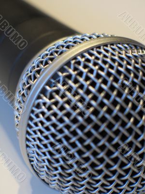 black and silver microphone