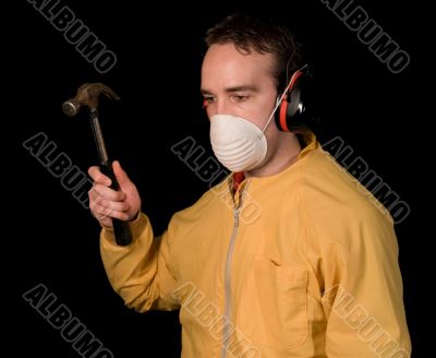 Worker With Hammer