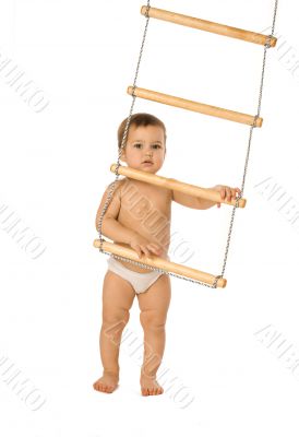 Boy with a rope-ladder 2