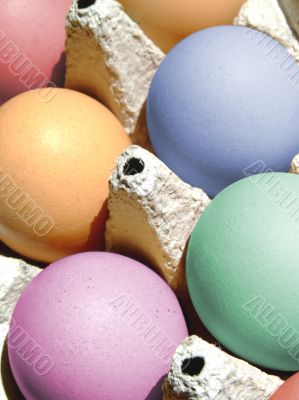 Colored eggs