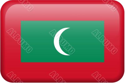 Maldives Flag Button