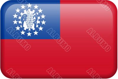 Myanmar Flag Button