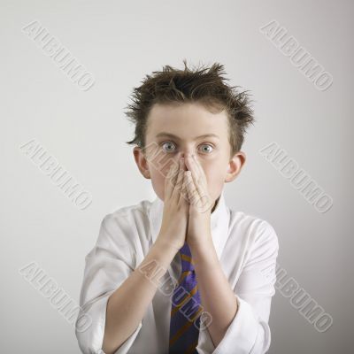 Surprised boy
