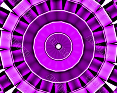 Bold purple kaleidoscope