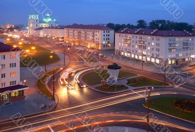 City centre at night