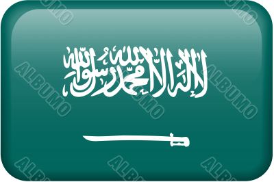 Saudi Arabia Flag Button