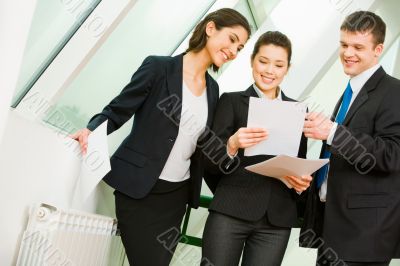 Discussion at meeting