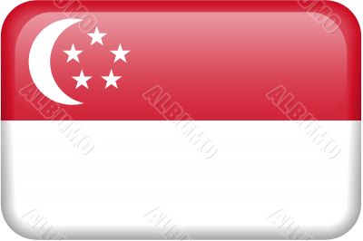 Singapore Flag Button