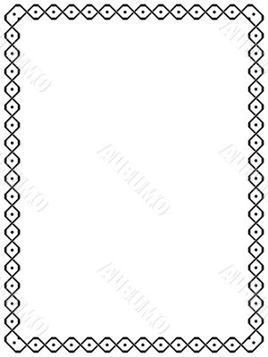 black border with celtic ornament black border with celtic ornament