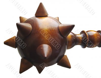 wooden mace