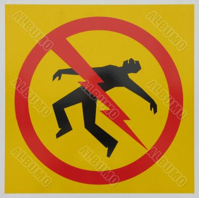 electrocution danger sign