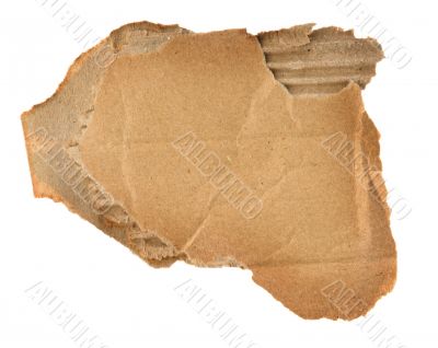 piece of cardboard