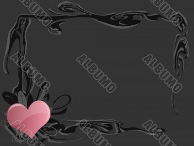 Grunge Heart Frame Grunge Heart Frame