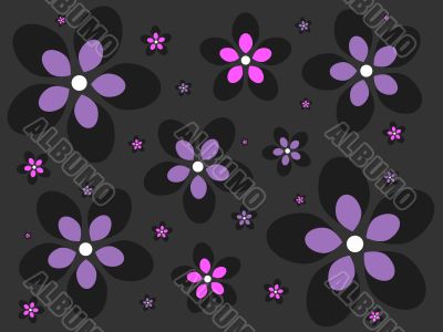 Emo Flower Background