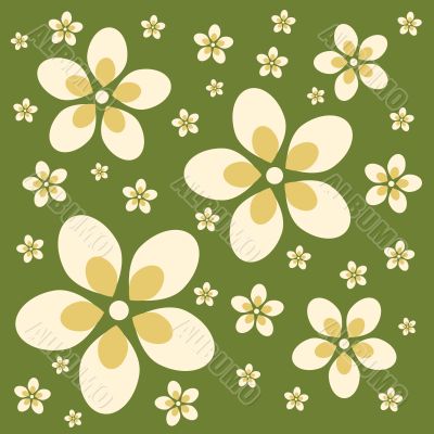 Retro Flower Background