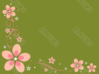 Retro Flowers Background Retro Flowers Background
