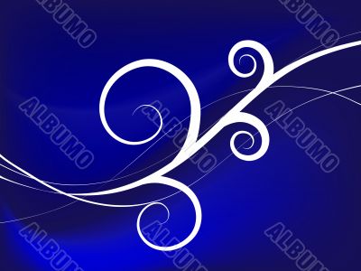 Blue Swirly Background