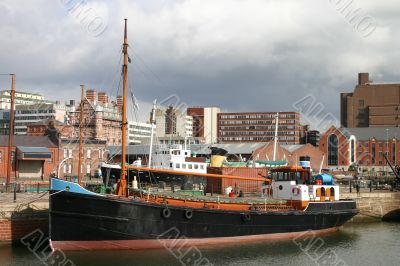 Old Boat in Liverpool Dock