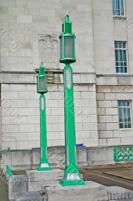 1920s Art Deco Street Lamps