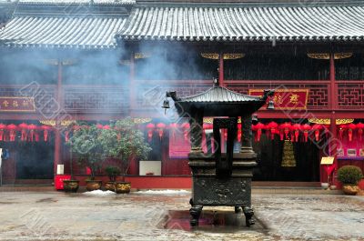 Chinese buddhist shrine