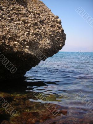 Rock and Summer Sea