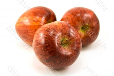 groupe of red apples