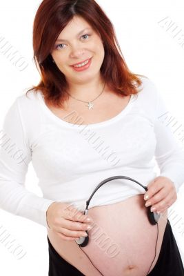  joyful expectant mother