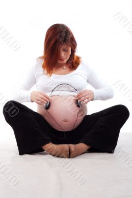  joyful expectant mother