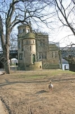 Ornate Bridge Support in York UK