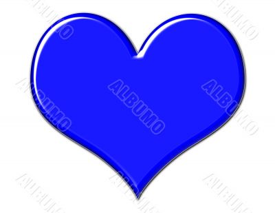 Gorgeous Blue Heart