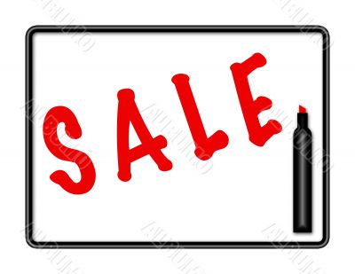 Marker Board SALE Sign