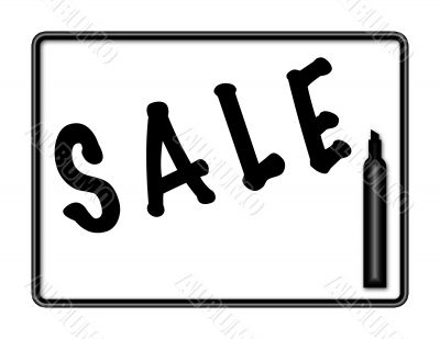 Marker Board SALE Sign