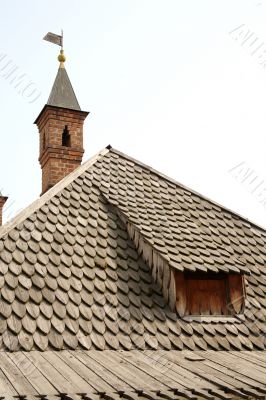 Roof of the ancient house Roof of the ancient house
