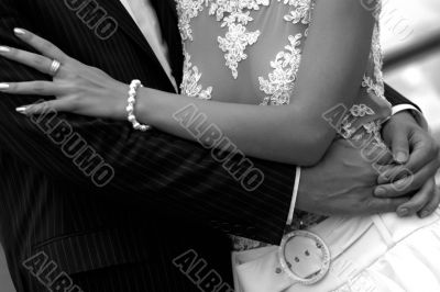 Newly-married couple