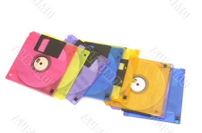 color floppy disk