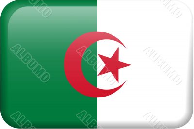 Algeria Flag Button