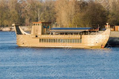 Large wooden boat