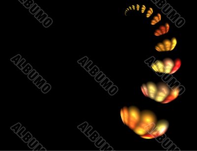 Astract Odd Fire Background Against Black Background Astract Odd Fire Background Against Black Background