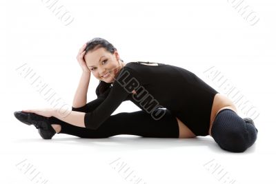 fitness black leotard 4