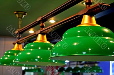 Three green plafonds Three green plafonds